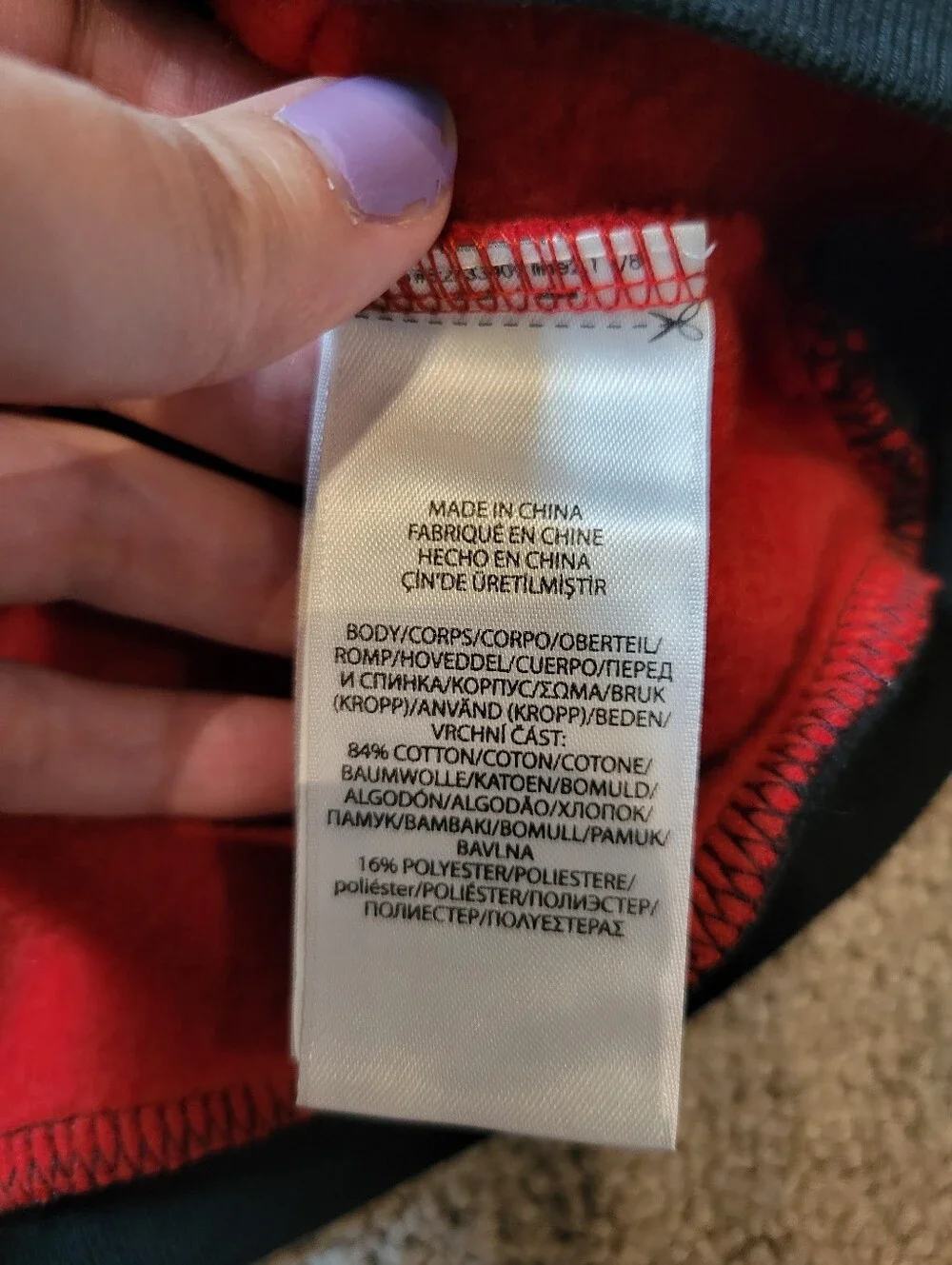 Ralph Lauren Polo Bear Fleece Sweatshirt 9M Red